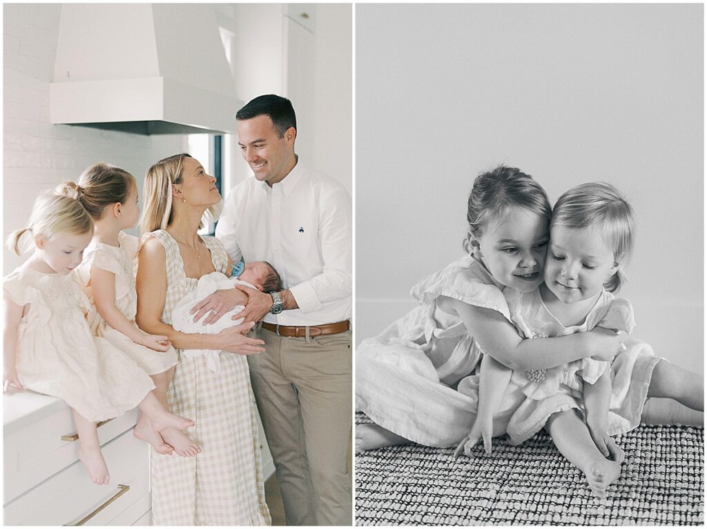 Kaitlin Mendoza captures Carmel, Indiana newborn photography of baby Noah during an in-home photo session.