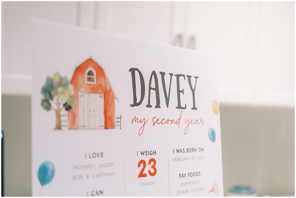 Kaitlin Mendoza is a kids birthday photographer in Indianapolis that captured Davey’s On The Farm themed 2nd birthday party at Holliday Farms.