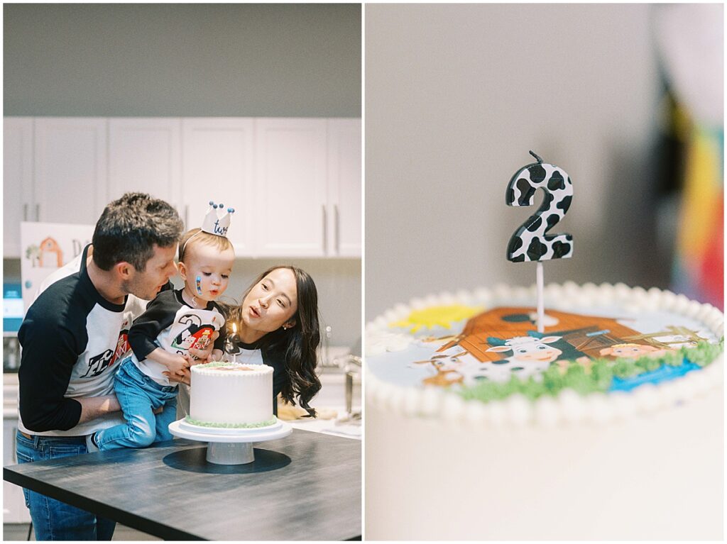 Kaitlin Mendoza is a kids birthday photographer in Indianapolis that captured Davey’s On The Farm themed 2nd birthday party at Holliday Farms.