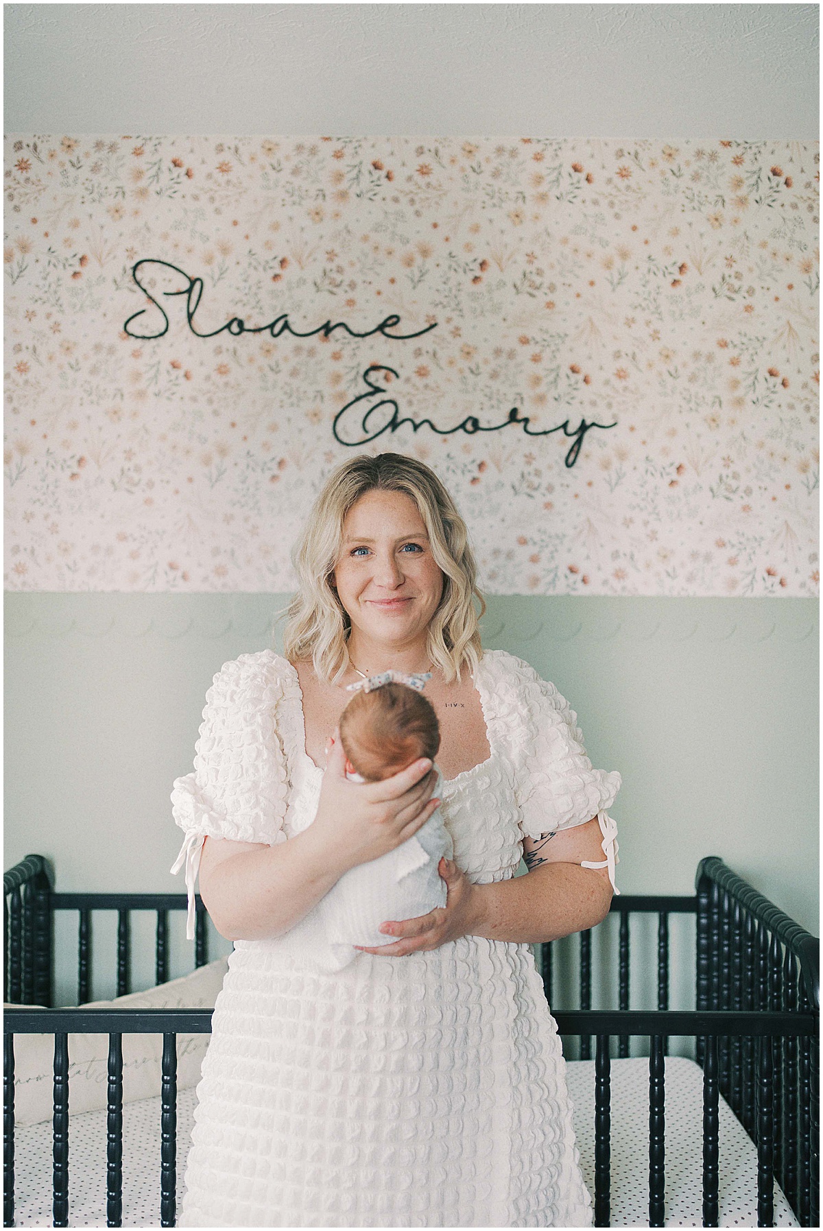 Kaitlin Mendoza is a maternity photographer in Indianapolis who photographed Anna and her family in the studio before baby #3.