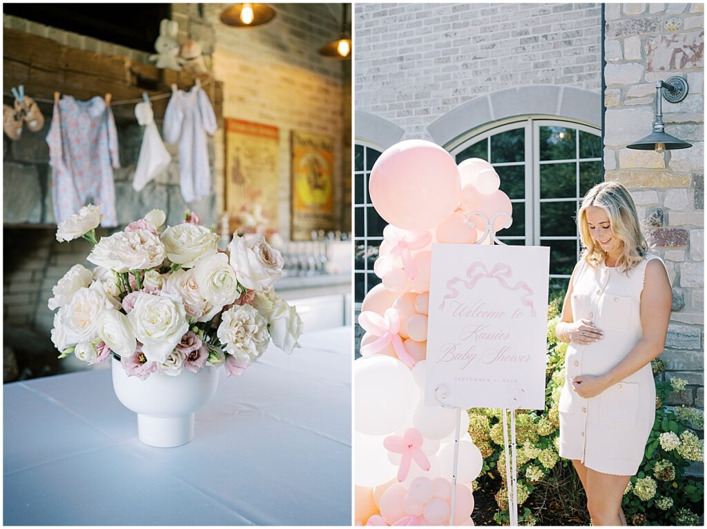 French themed baby shower in Carmel Indiana home
