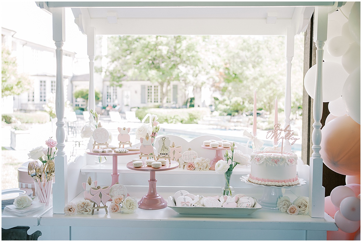 Bonjour Bébé themed Carmel, Indiana baby shower