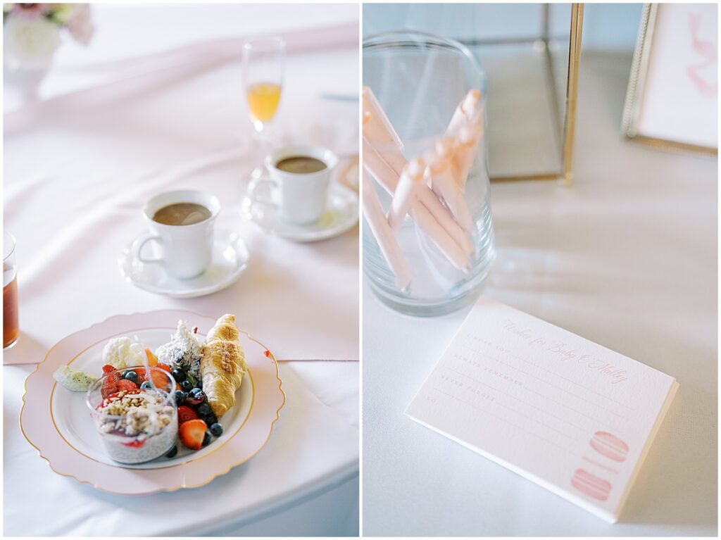 French themed baby shower in Carmel Indiana home