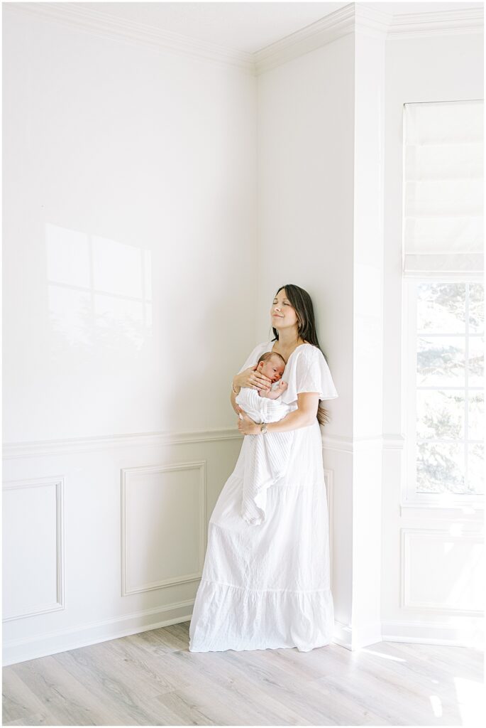 In-home newborn session in Fishers Indiana