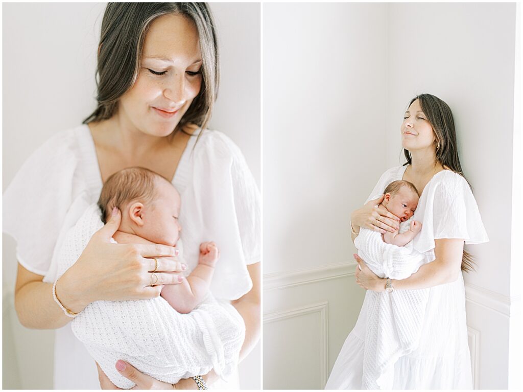In-home newborn session in Fishers Indiana