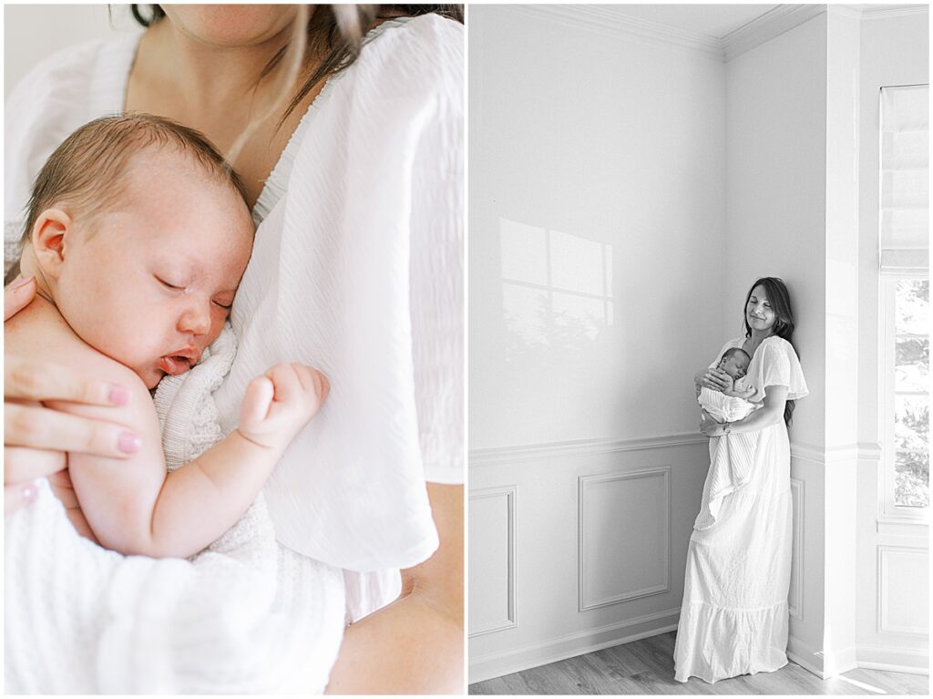 In-home newborn session in Fishers Indiana