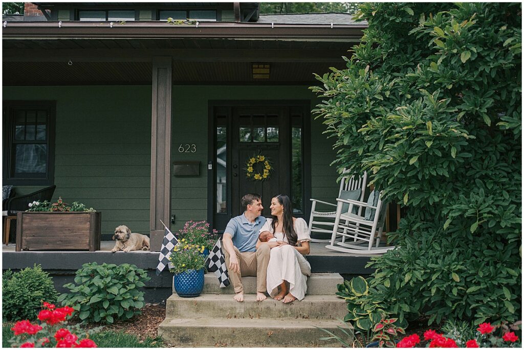 Meridian Kessler Indianapolis at home newborn session