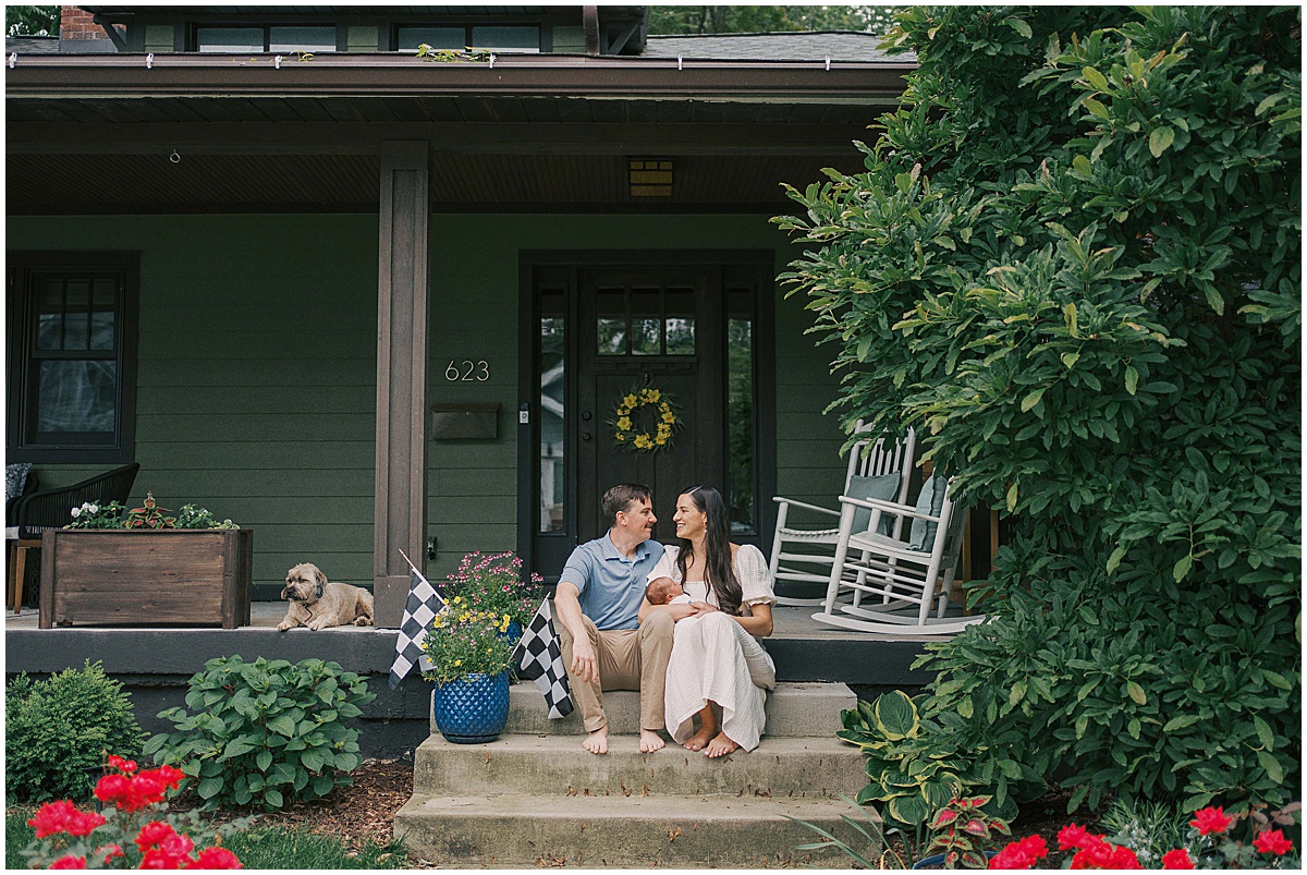 Meridian Kessler Indianapolis at home newborn session