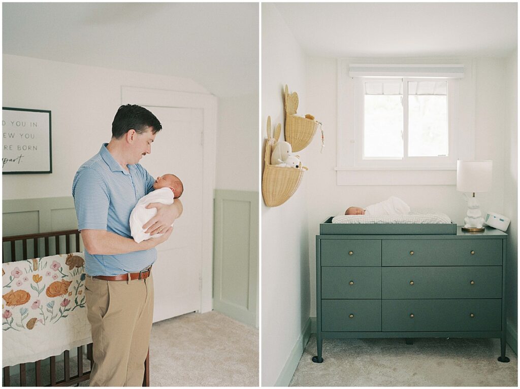 Wildflower and forrest themed nursery inspiration in Meridian Kessler Indianapolis