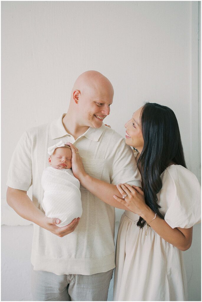 Indianapolis Indiana newborn session in studio space