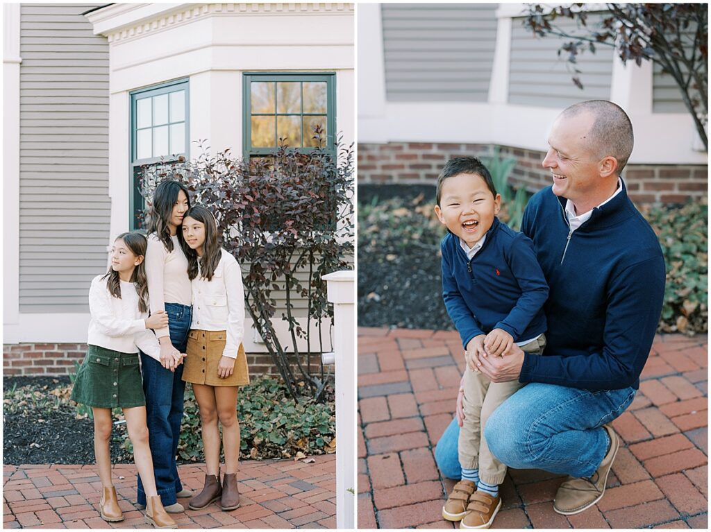 Mother with daughters at Ambassador House in Fishers