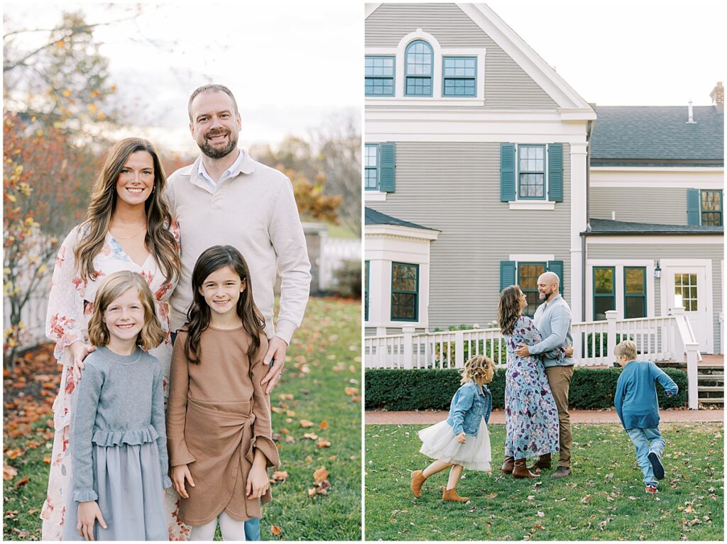 The Ambassador House fall mini session family photos