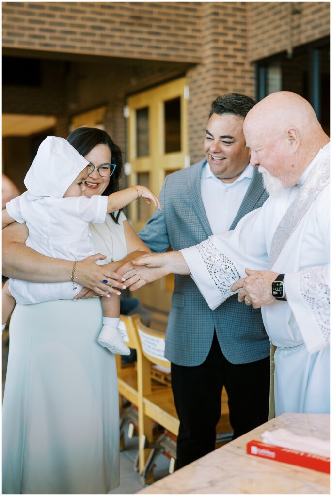 Event photos of baptism by Carmel, Indiana Baptism Photographer