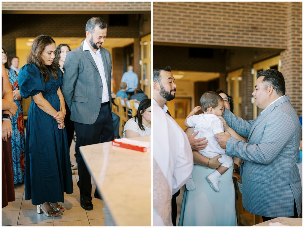 Event photos of baptism by Carmel, Indiana Baptism Photographer