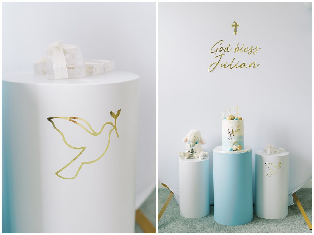 Baptism Party decor by Carmel, Indiana Baptism Photographer