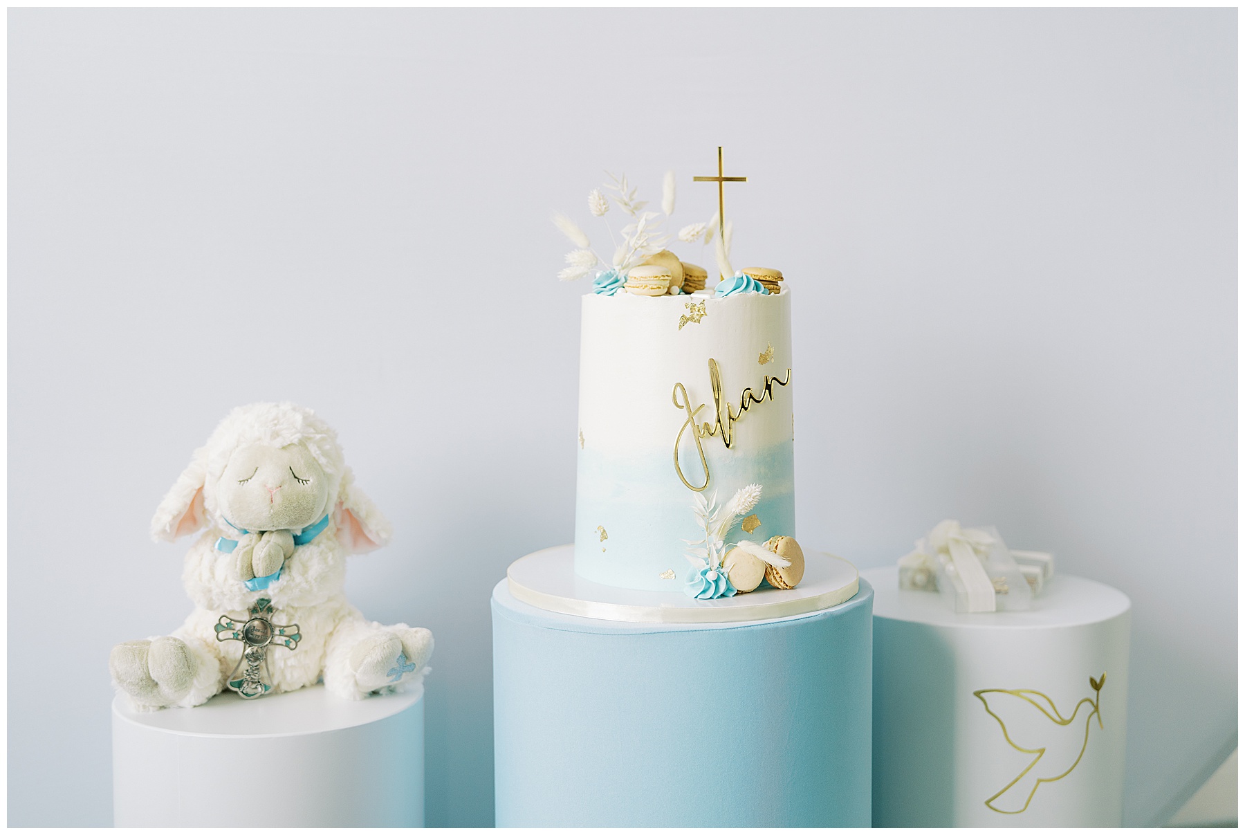 Baptism Party cakes documented by Carmel, Indiana Baptism Photographer