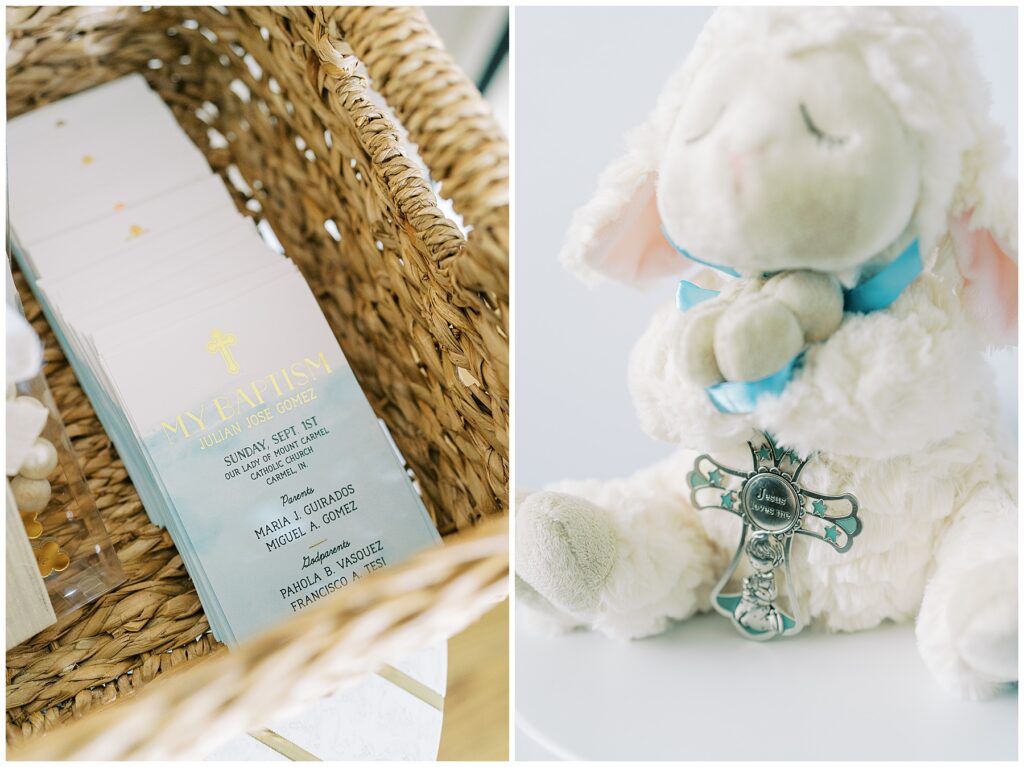 Baptism Party decor by Carmel, Indiana Baptism Photographer