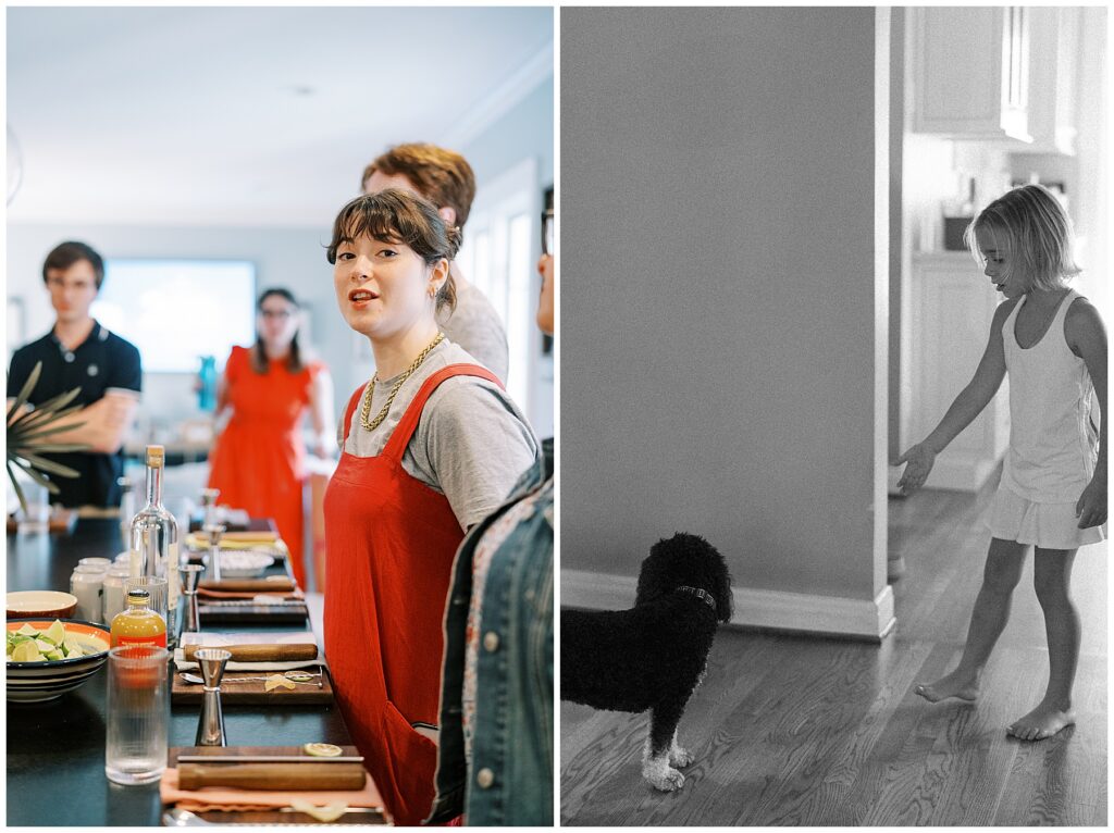 Family party lifestyle session in Indianapolis