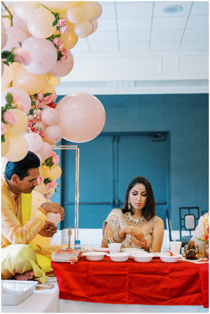 Blessing ceremony for Baby Shower at Ritz Charles in Carmel, Indiana