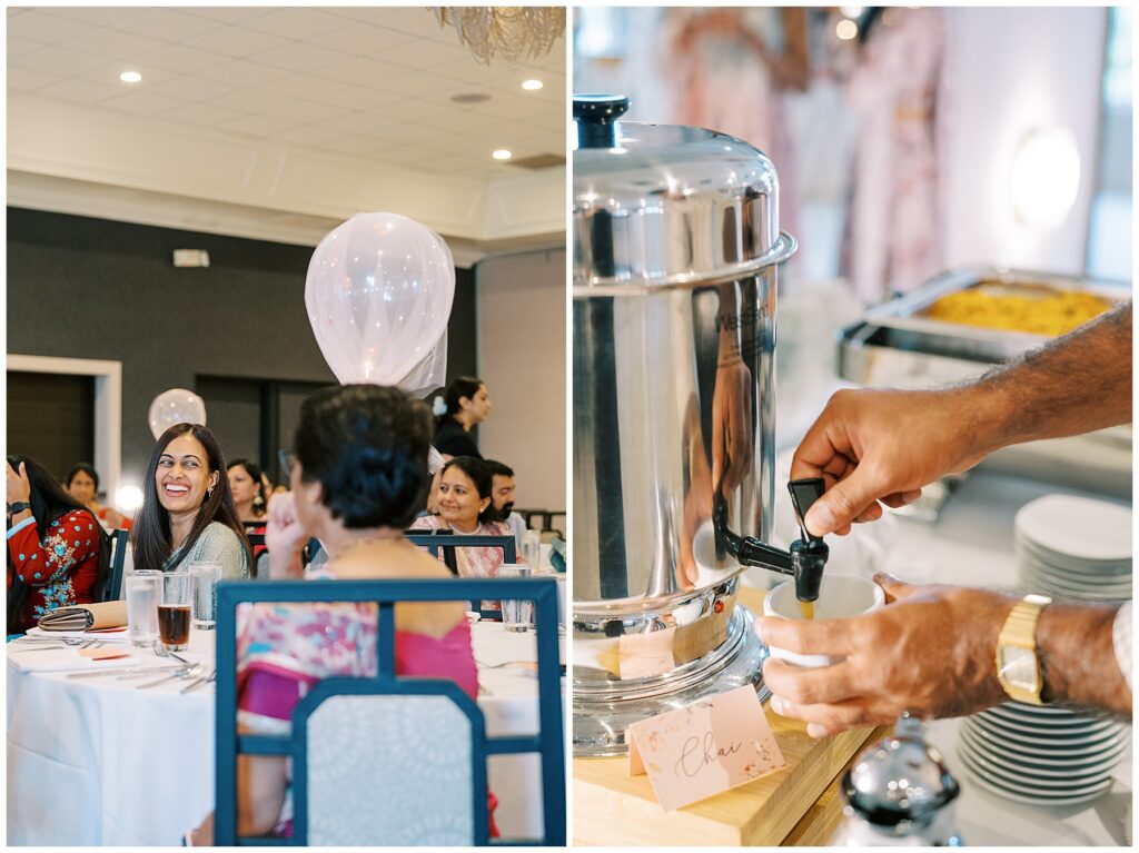 Event photos of guests at Baby Shower at Ritz Charles in Carmel, Indiana