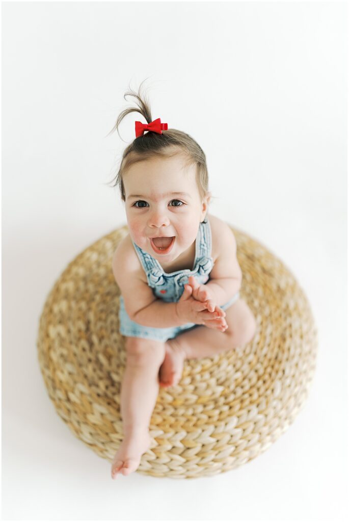 Milestone studio session by Indianapolis Photographer Kaitlin Mendoza