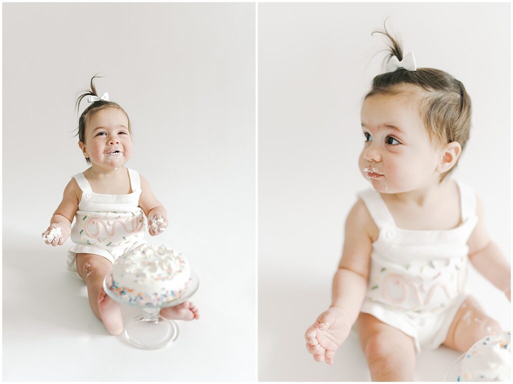 Milestone studio session by Indianapolis Photographer Kaitlin Mendoza