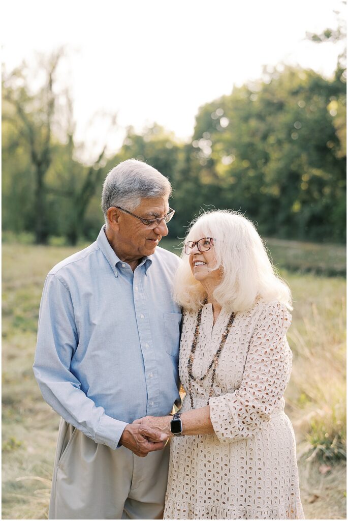 Grandparents photo at Holcomb Gardens Family Photos in Indianapolis, Indiana