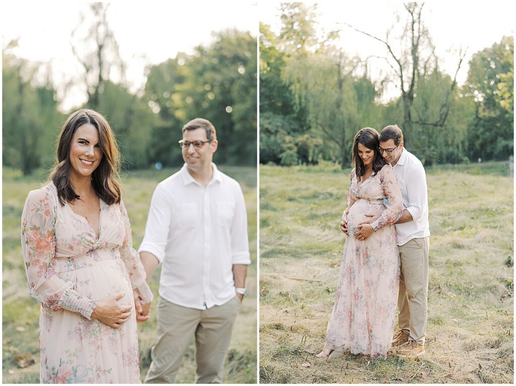 Maternity session at Holcomb Gardens in Indianapolis